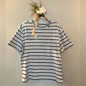 Banana Republic | Striped Tee | 100% Cotton | Women’s XL